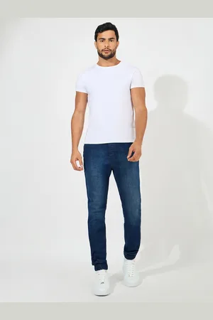 Styli Men Cotton Stretch 5 Pocket Slim Fit Jogger Jeans
