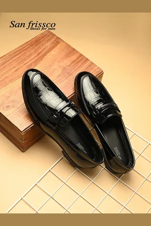 San Frissco Men Leather Formal Loafers