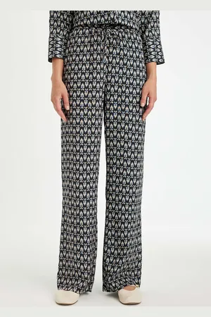 DeFacto Women Floral Printed Trouser