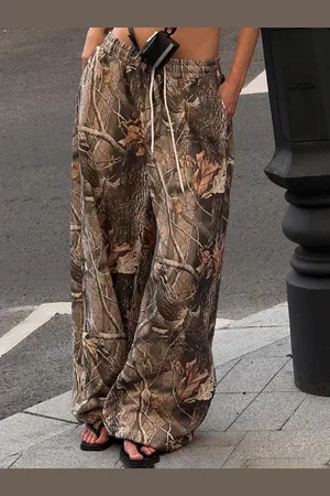 LULU & SKY Women Animal Printed Flared Trousers