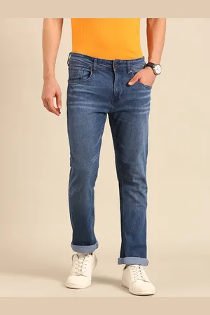 Being Human Men Straight Fit Light Fade Stretchable Jeans