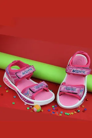 BAESD Kids Printed PU Sandals