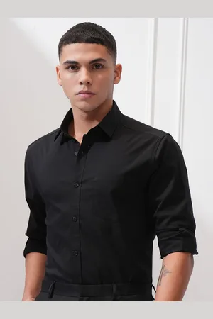 Highlander Men Solid Formal Slim Fit shirt