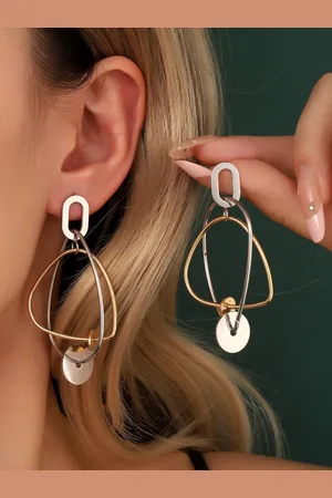 Salty Galaxy Contemporary Drop Earrings