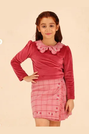 CUTECUMBER Girls Top with Skirt