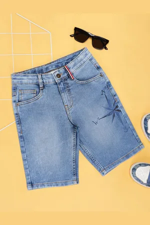 Pantaloons Boys Mid Rise Denim Shorts