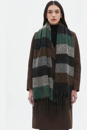 JC Collection Women Striped Scarf