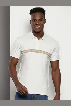 Calvin Klein Polo Collar Short Sleeves Slim Fit Cotton Casual T-shirt
