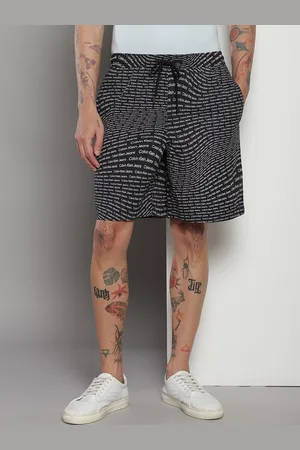 Calvin Klein Men Typography Printed Pure Cotton Shorts