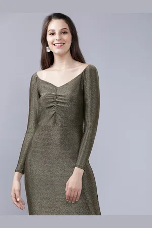 Tokyo Talkies Bodycon Shimmer Dress