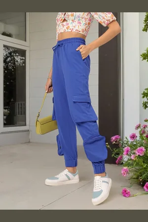 DressBerry Women Urban Utility Cargo Style Joggers