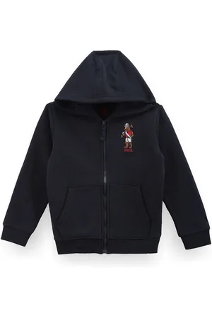 Ralph Lauren Boys Hooded Front Open Sweatshirt