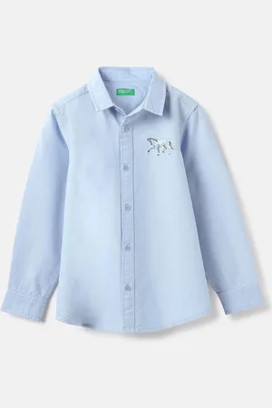 Benetton Boys Opaque Casual Shirt