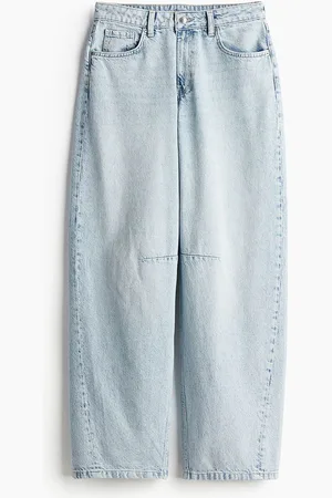 H&M Women Barrel Regular Jeans