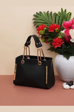 FABBHUE Structured Shoulder Bag with Fringed