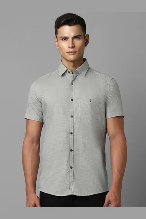 Louis Philippe Men Slim Fit Checked Casual Shirt
