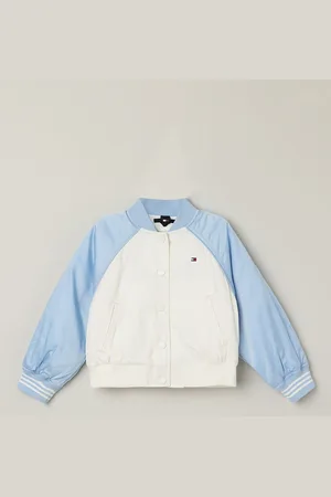 Tommy Hilfiger Girls Colourblocked Relaxed Bomber Jacket
