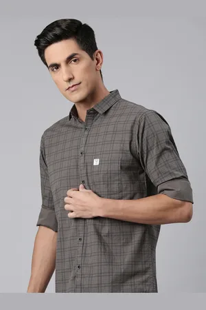 Majestic Comfort Slim Fit Checked Casual Shirt