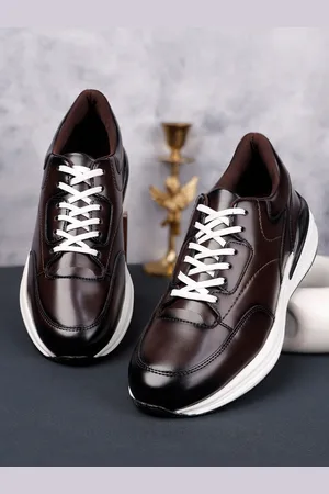 LOUIS STITCH Men Leatherette Sneaker Cushioned Casual Shoes