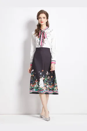 JC Collection Women Floral Printed A-Line Mini Dress