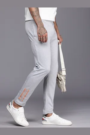 HRX Men Typography Printed Regular Fit Track Pants