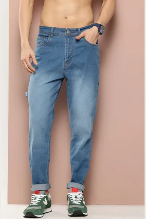HARVARD Men Tapered Relaxed Fit Light Fade Stretchable Jeans