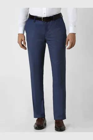 V Dot Men Skinny Fit Formal Trousers