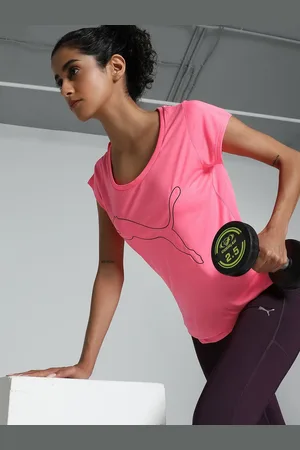 PUMA Women Graphic Printed Training dryCELL T-shirt