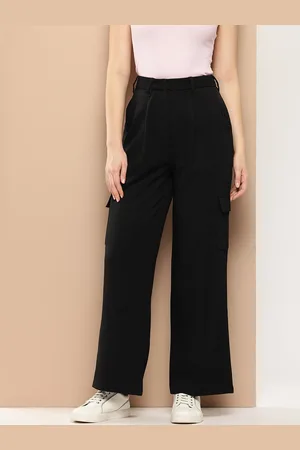 Invictus Women Pleated High-Rise Cargo-Style Trousers