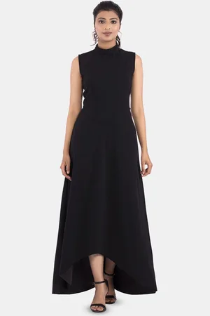 Golden Kite Women Scuba Fit & Flare Maxi Dress