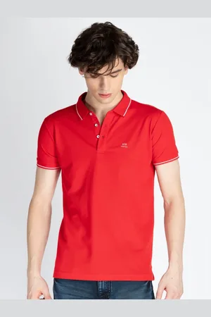Status Quo Men Solid Polo Collar Cotton T-shirt