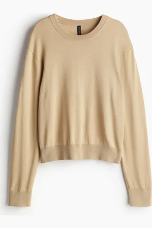 H&M Women Short Fine-Knit Jumper