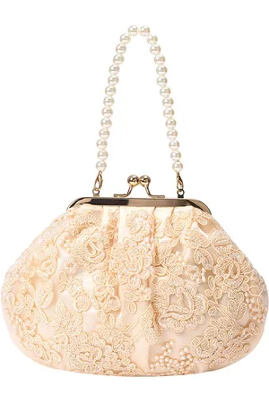 Lino Perros Floral Embroidered Party Purse