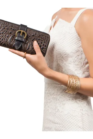 Hidesign Belted Textured Leather Purse