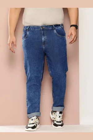 Sztori Plus Size Men Slim Fit Stretchable Jeans