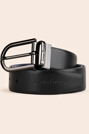 LOUIS STITCH Men Leather Reversible Formal Belt