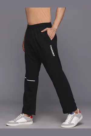 HRX Men Regular-Fit Brand-Logo Print Track Pant