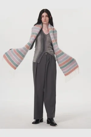 JC Collection Women Striped Tasselled Scarves
