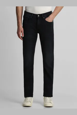 Louis Philippe Men Black Jeans