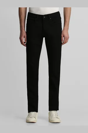 Louis Philippe Men Black Slim Fit Stretchable Jeans