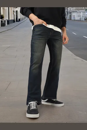 URBANO Men Bootcut Light Fade Clean Look Stretchable Jeans