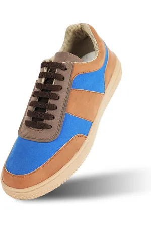 MONKSTORY Men Colourblocked PU Sneakers