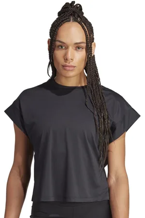 adidas Women Solid Round Neck Relaxed Fit T-shirt