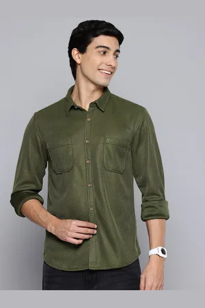 Aeropostale Pocket Detail Textured Shirt