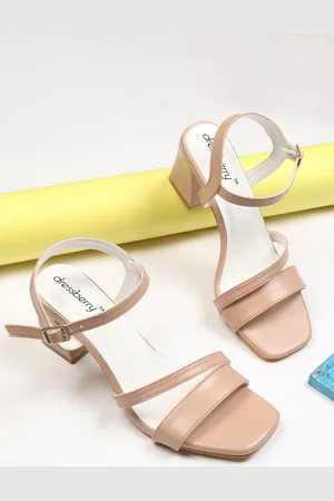 DressBerry Women Open Toe Block Heel Sandals