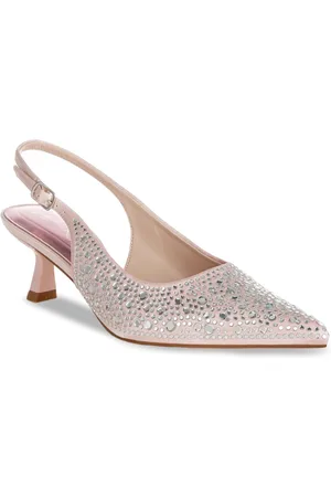 London Rag Women Embellished PU Block Pumps