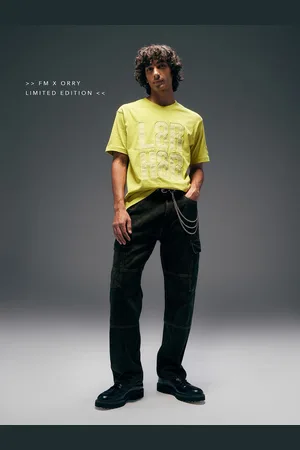 Flying Machine Orry X Cobain Loose Cargo Jeans