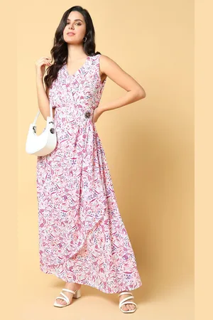 SHOWOFF Women Floral Printed Fit & Flare Maxi Dress