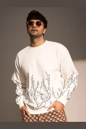 FUGAZEE Men Embroidered Sweatshirt