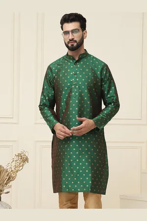 SOJANYA Geometric Printed Mandarin Collar Kurta